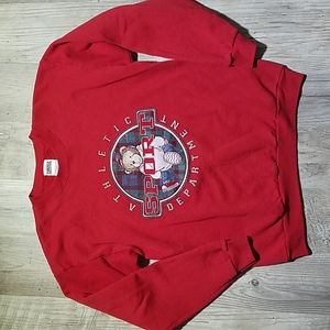 Vintage 90's Women's Sports Teddy Bear Sweatshirt sz L